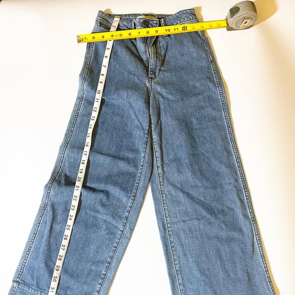 Women's Madewell denim jeans size 23 pre owned - Picture 6 of 7